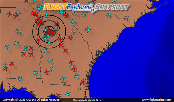 Atlanta Hartsfield Arriving and Departing Flights