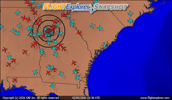 Atlanta Hartsfield Arriving and Departing Flights