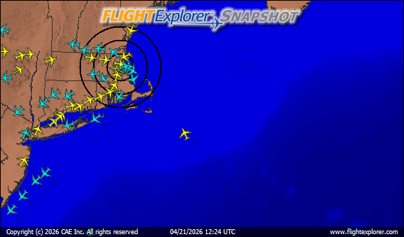 Boston Logan Arriving and Departing Flights