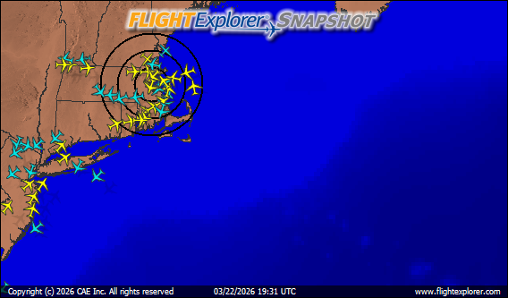 Boston Logan Arriving and Departing Flights