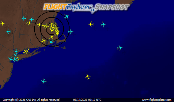 Boston Logan Arriving and Departing Flights