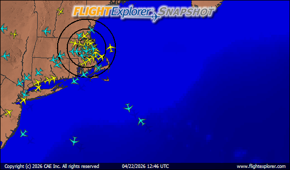 Boston Logan Arriving and Departing Flights