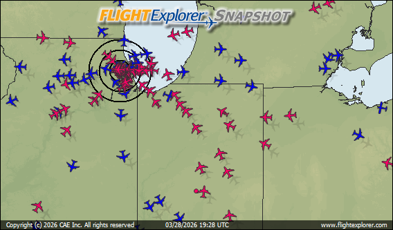 Chicago O’Hare Arriving and Departing Flights
