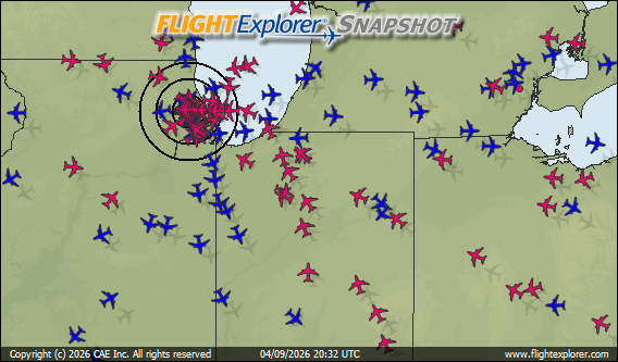 Chicago O’Hare Arriving and Departing Flights