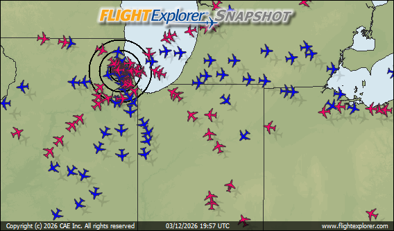 Chicago O’Hare Arriving and Departing Flights
