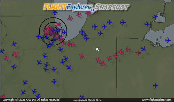 Chicago O’Hare Arriving and Departing Flights