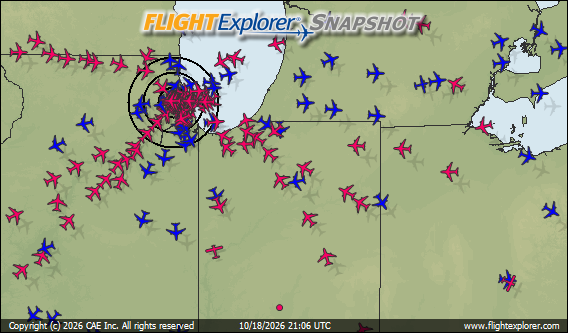 Chicago O’Hare Arriving and Departing Flights