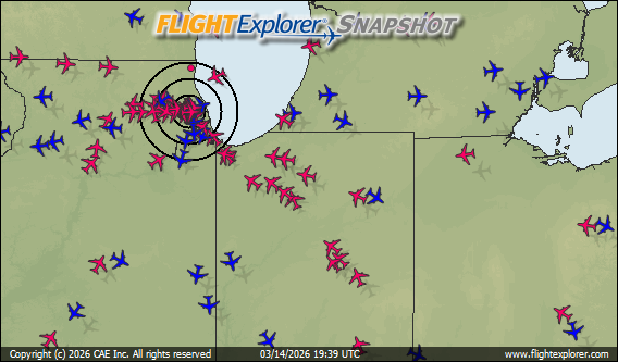 Chicago O’Hare Arriving and Departing Flights