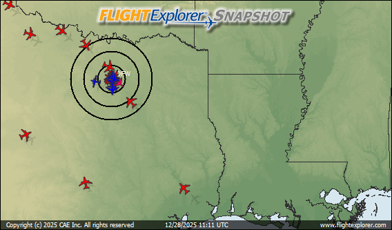 Dallas-Ft. Worth Arriving and Departing Flights