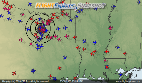 Dallas-Ft. Worth Arriving and Departing Flights