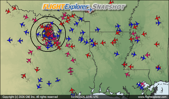 Dallas-Ft. Worth Arriving and Departing Flights