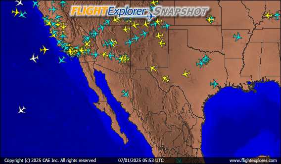 Los Angeles Area Arriving and Departing Flights