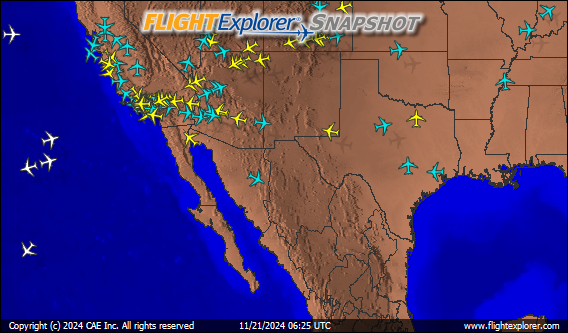 Los Angeles Area Arriving and Departing Flights