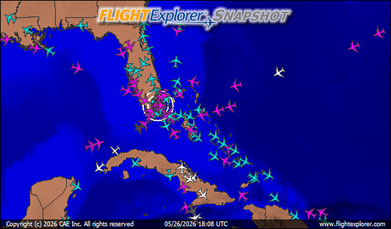 Miami International Arriving and Departing Flights