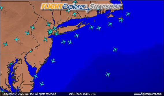 New York Arriving and Departing Flights