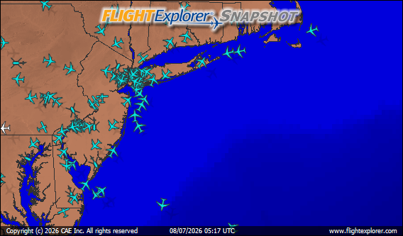 New York Arriving and Departing Flights