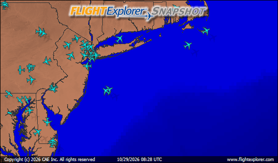 New York Arriving and Departing Flights