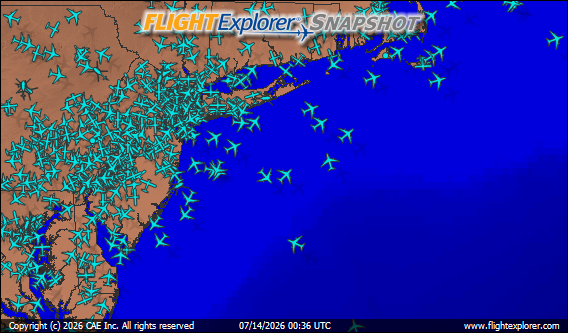 New York Arriving and Departing Flights