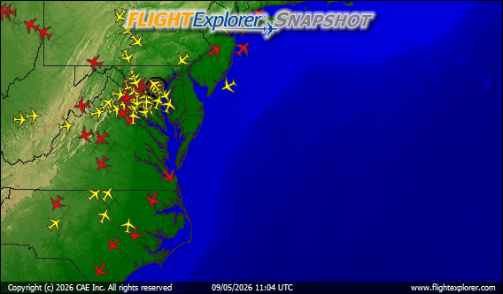 Washington DC Arriving and Departing Flights