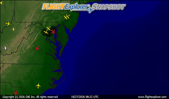 Washington DC Arriving and Departing Flights