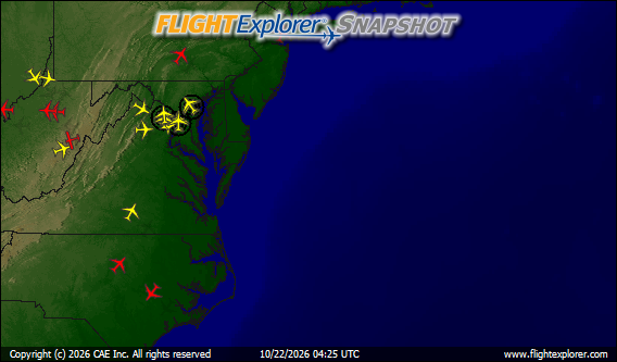 Washington DC Arriving and Departing Flights