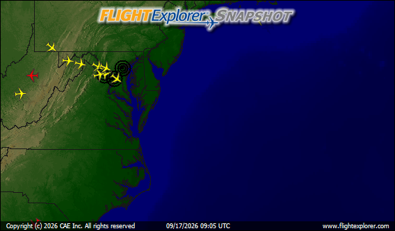 Washington DC Arriving and Departing Flights