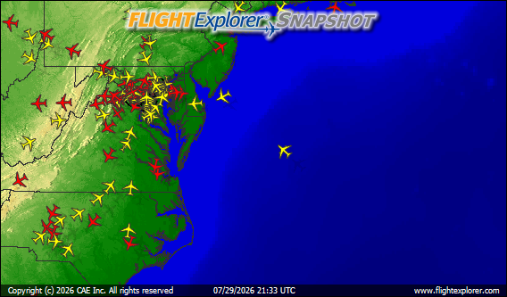 Washington DC Arriving and Departing Flights