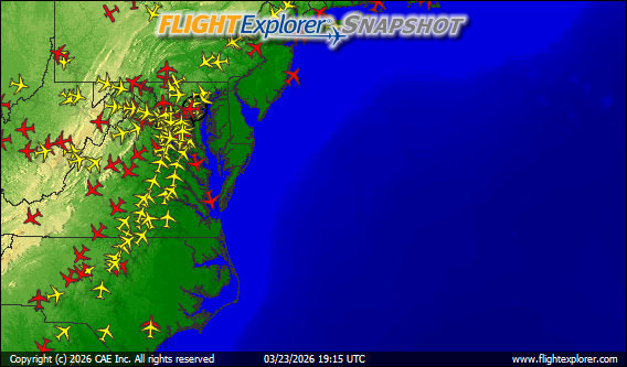 Washington DC Arriving and Departing Flights