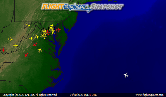 Washington DC Arriving and Departing Flights