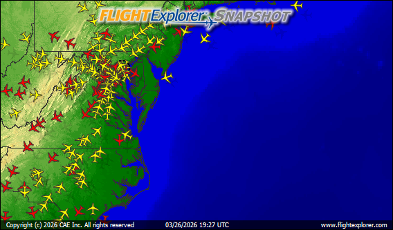 Washington DC Arriving and Departing Flights